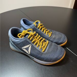 Reebok Women's Navy and Yellow Athletic Shoes